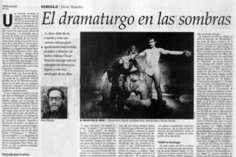 El dramaturgo en las sombras El dramaturgo en las sombras