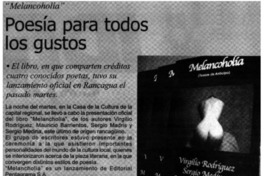 Poesía para todos los gustos Poesía para todos los gustos