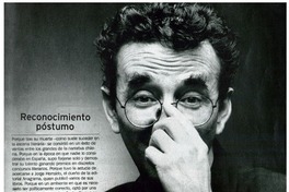 Reconocimiento póstumo