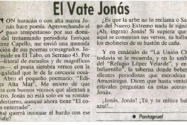 El vate Jonás El vate Jonás