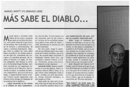 Más sabel el diablo... : [entrevistas]