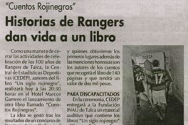 Historias de Rangers dan vida a un libro.