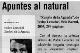 Apuntes al natural Apuntes al natural