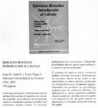 Ejercicios resueltos : Introducción al Cálculo