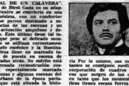 "El ideal de un calavera".