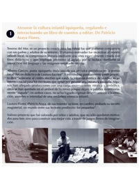 Atesorar la cultura infantil iquiqueña, regalando e interactuando un libro de cuentos a editar. De Patricio Araya Flores.