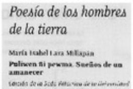 Poesía de los hombres de la tierra Poesía de los hombres de la tierra