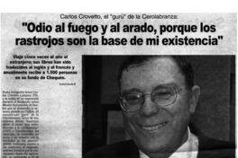 "Odio al fuego y al arado, porque los rastrojos son la base de mi existencia" "Odio al fuego y al arado, porque los rastrojos son la base de mi existencia"