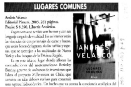 Lugares comunes