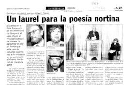 Un Laurel para la poesía nortina