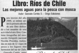Libro, Ríos de Chile.