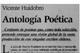 Antología poética Antología poética