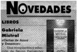 Gabriela Mistral.
