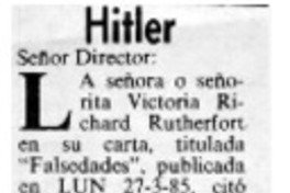 Hitler Hitler