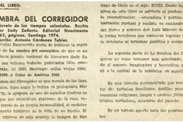 La sombra de corregidor
