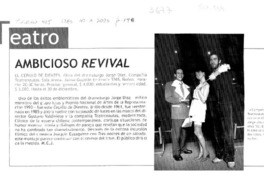 Ambicioso revival.