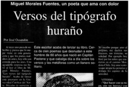 Versos del tipógrafo huraño