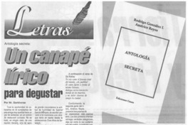 Un canapé lírico Un canapé lírico