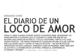 El diario de un loco amor El diario de un loco amor