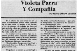 Violeta Parra y compañía Violeta Parra y compañía