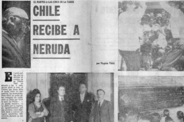 Chile recibe a Neruda Chile recibe a Neruda