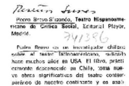 Teatro hispanoamericano de crítica social