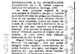 Introducción a la antropología filosófica. Introducción a la antropología filosófica.