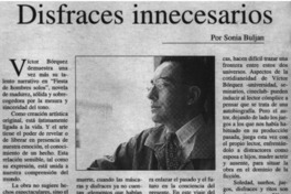 Disfraces innecesarios Disfraces innecesarios