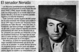 El senador Neruda.