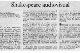 Shakespeare audiovisual. Shakespeare audiovisual.