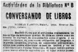 Poemas y antipoemas. Poemas y antipoemas.