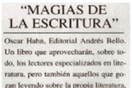Magias de la escritura