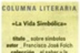 La vida simbólica
