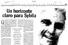 Un horizonte claro para Sybila Un horizonte claro para Sybila