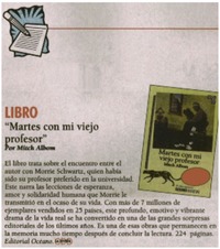 Martes con mi viejo profesor