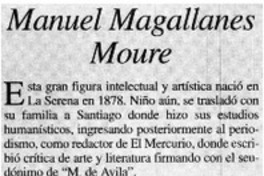 Manuel Magallanes Moure Manuel Magallanes Moure