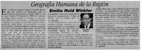 Geografía humana de la región