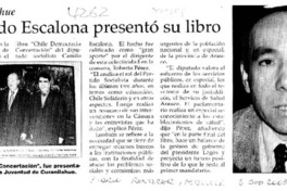 Diputado Escalona presentó su libro Diputado Escalona presentó su libro