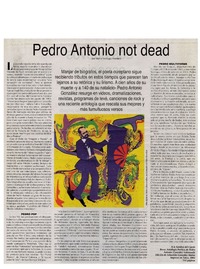 Pedro Antonio not dead