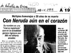 Con Neruda aún en el corazón Con Neruda aún en el corazón