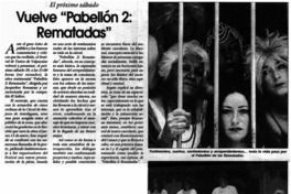 Vuelve "Pabellón 2: rematadas". Vuelve "Pabellón 2: rematadas".