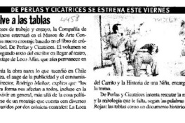 Lemebel vuelve a las tablas Lemebel vuelve a las tablas