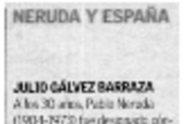 Neruda y España. Neruda y España.