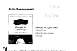 Grito deseperado Grito deseperado