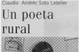 Un poeta rural Un poeta rural