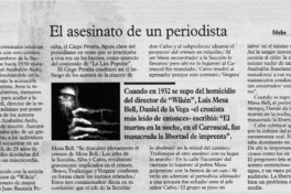 El asesinato de un periodista El asesinato de un periodista