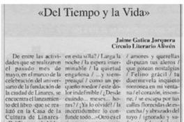 "Del tiempo y la vida" "Del tiempo y la vida"