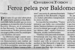 Feroz pelea por Baldomero Lillo