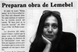 Preparan obra de Lemebel