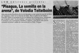 "Pisagua,la semilla en la arena, de Volodia Teitelboim "Pisagua,la semilla en la arena, de Volodia Teitelboim